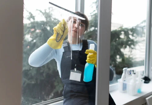 Nettoyage de vitres intérieures et extérieures à Montreuil-aux-Lions